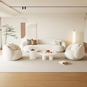 Sofá Sillón Moderno Minimalista en Forma <span class=keywords><strong>de</strong></span> L <span class=keywords><strong>de</strong></span> Madera para Decoración <span class=keywords><strong>de</strong></span> Sala <span class=keywords><strong>de</strong></span> Estar - Product Image 1