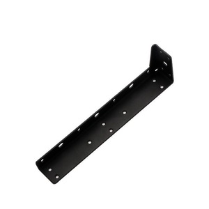 Heavy Duty Wall Mount <b>Bracket</b> Single Side Painted <b>Black</b> Hardware Accessory For Shelf Cabinet Support Frame - Product Image 5