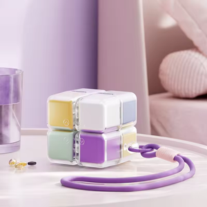 Từ di động <span class=keywords><strong>Pill</strong></span> hộp lưu trữ đầy màu sắc tùy chỉnh nhựa <span class=keywords><strong>Pill</strong></span> hộp thuốc <span class=keywords><strong>Pill</strong></span> hộp không thấm nước xách tay mini du lịch - Product Image 2