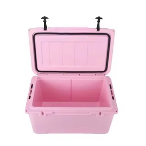 Glacière portable rotomoulée 45QT <span class=keywords><strong>en</strong></span> PE avec logo personnalisé, moderne, à isolation thermique solaire, pour aliments et boissons, avec panneau <span class=keywords><strong>de</strong></span> glace à motif <span class=keywords><strong>de</strong></span> dessin animé, pour vin et canettes - Product Image 4