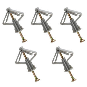 Gipsplaat Speciale M6 Vliegtuig Expansie Buis Plastic Vlinder Holle Muur Zelftappende Schroef Anker Bout Verwijderbaar Helder - Product Image 3