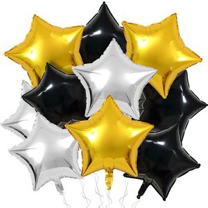 Red Round Star Heart Balloons Valentine's Day Foil Balloons Decoration for Valentines Wedding Party Supplies - Product Image 6