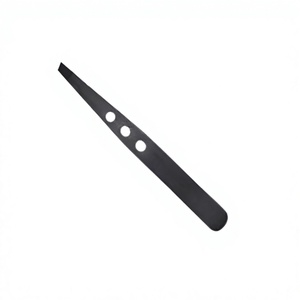 Pince à épiler pour sourcils ASAP Private Label, écologique, en acier inoxydable, pointe précise, professionnelle, rose gold, noir - Product Image 2