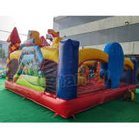 Parc d'obstacles gonflable pour événements et fêtes, aire de jeux extérieure, parcours d'obstacles gonflable pour le jeu