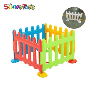 Anaokulu oyun çit çocuklar için plastik oyun alanı çit paneli