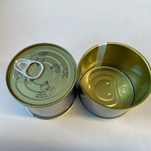 Boîtes en étain 100 % hermétiques de qualité alimentaire pour l'emballage de bonbons et d'aliments pour bébés, matériaux recyclés, taille personnalisable, forme ronde - Product Image 1