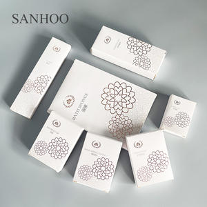 SANHOO Kit de servicios de <span class=keywords><strong>hotel</strong></span> de lujo Juego de higiene desechable ecológico para huéspedes Estilo de <span class=keywords><strong>hotel</strong></span> de 5 estrellas - Product Image 3