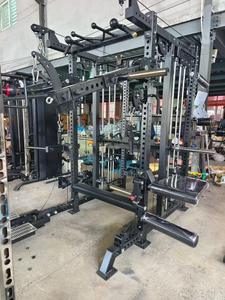 เครื่องออกกำลังกายแบบมัลติฟังก์ชั่นเชิงพาณิชย์ รุ่น Heavy Duty Cable Crossover Smith Machine พร้อม Power Squat Rack และชุดน้ำหนัก 80 กก. - Product Image 4