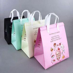 Bolsa Térmica Personalizada para Bebidas, Bolsa de Transporte con Aislamiento de Película de Aluminio, Bolsa Refrigerante de Tela No Tejida para Entrega de Comida Rápida - Product Image 2