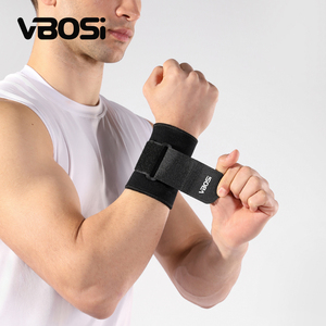 VBOSi 1538 CE FDA ISO неопреновый компрессионный ремешок для запястья регулируемый спортивный обертывание для женщин и мужчин фитнес работа Тяжелая атлетика - Product Image 2