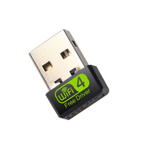 Adaptador Inalámbrico Compacto para Escritorio, Actualización 802.11n, Receptor WiFi de 150Mbps, Tarjeta de Red Inalámbrica USB 2.0 para PC de Oficina