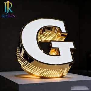 Letrero LED 3D Estable con Iluminación Frontal Personalizable para Empresas y Hospitales, Uso en Interiores/Exteriores, Parques, Museos, Bibliotecas, Galerías de Arte - Product Image 1