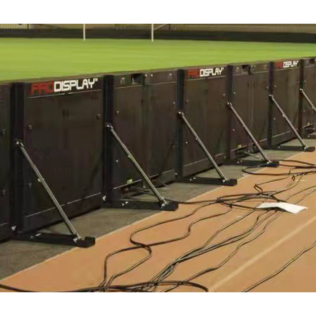 Lecede P10 Outdoor Hd Led Display Screen Stadium Perimeter Advertising Wall Score Board Displays Panel for Sports Football