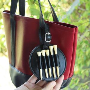 Stock Adjustable Golf Bag Tag Tee <b>Holder</b> Laser Engraving Golf <b>Peg</b> Storage Bag Protective Cover for Golf Tees Sports Accessories - Product Image 2