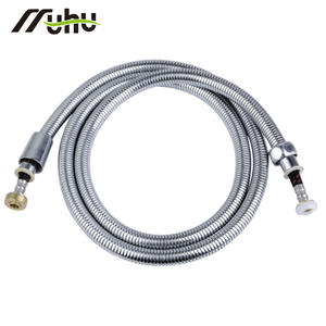 Tuyau de <span class=keywords><strong>douche</strong></span> à main particulièrement <span class=keywords><strong>flexible</strong></span>, tuyau platine avec <span class=keywords><strong>adaptateur</strong></span>, fabriqué en matériau facile à nettoyer - Product Image 4