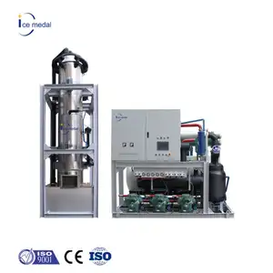 ICEMEDAL IMT15 15 Tons Freon System Stainless Steel Automatic Ice Machine For Edible Ice Tube Maker Machine