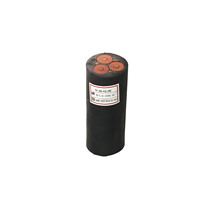 Câble de pompe submersible HUAQI étanche en cuivre toronné H07RN-F 3/4 conducteurs, isolé en caoutchouc, pour applications de puits profonds
