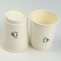 Gobelet en papier biodégradable compostable recyclable à paroi simple isolé, nouveau design, impression de logo personnalisée, pour boissons chaudes, respectueux de l'environnement