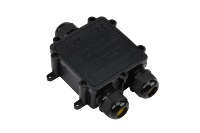 Boîte de jonction 3 voies IP68, connecteur de câble LED, boîte de jonction pour bande LED, boîtier en nylon, boîte de jonction étanche