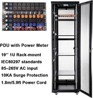 USA JP Smart Pdu 1u Iec L6-30p 30a Unité de distribution d'énergie Rack Cabinet Rack Mount Pdu