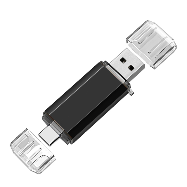 High Quality 2-in-1 Swivel USB-C OTG Flash Drive 128GB 64GB 16GB 8GB Metal Memory Stick USB 3.0 New 2GB 32GB 16GB 8GB Pendrive