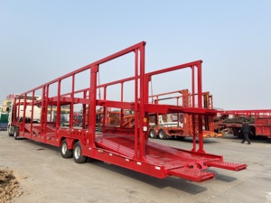 2 tầng 8 xe ô tô tàu sân bay bán Trailer Xe Tải xe vận chuyển xe kéo Trailer cho Russia - Product Image 2