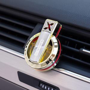 Clip diffuseur de parfum de luxe en alliage OEM/ODM pour grille d'aération de voiture, à évaporation naturelle, 10-20 ml, parfum longue durée - Product Image 1