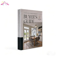 Impression de brochures personnalisées en gros, couverture souple, impression couleur, magazine d'entreprise de luxe, impression de brochures