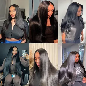 Raw Vietnamese Indian Hair Brazilian Virgin Straight Human Hair Bundles Extensions Vendor