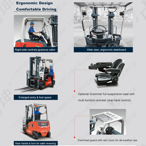 Montacargas Eléctrico de 1.5-3 Toneladas con Batería de Iones de Litio de Entrega Rápida, con Desplazador Lateral Hidráulico y Altura de Elevación de 3000 mm - Product Image 2