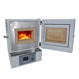1200 Degree Small Ceramic Oven Kiln Electric Resistance Box Type Lab Muffle Furnace