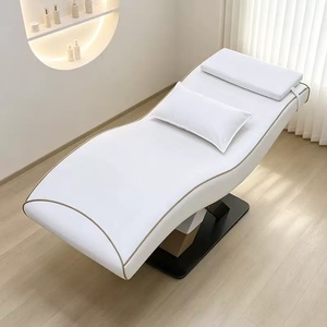 Luxury S-Shaped Ergonomic Facial Lash Bed Electric Spa Massage Table with <b>Pillow</b> for Beauty Salon Clinic - Product Image 4
