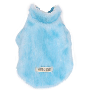 Winter Warm Coat For <b>Cats</b> Blue Fur Elegant Style Pet <b>Clothes</b> Winter Season - Product Image 5