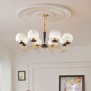 French Retro Style Chandelier Multi Head Led Light Home Living Room Bedroom Vintage Designer Ceiling Lamp Round Shape - Product Image 4