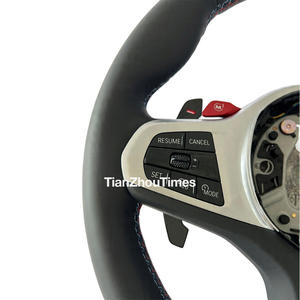 Volante in Pelle Personalizzato Serie <span class=keywords><strong>BMW</strong></span> G per <span class=keywords><strong>BMW</strong></span> <span class=keywords><strong>G11</strong></span> G12 G15 G16 G42 G30 G20 G28 G22 M2 G87 M3 G80 M4 G82 M5 G90 X3 G01 X5 G05 - Product Image 2