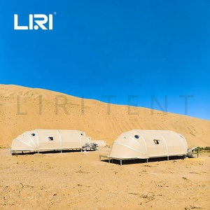 Tiendas de campaña Glamping de techo de carcasa dura resistente al aire libre para vivir en <span class=keywords><strong>el</strong></span> desierto - Product Image 6