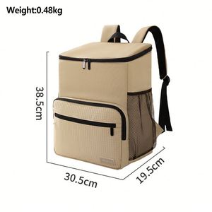 Sac à dos isotherme décontracté en nylon imperméable pour livraison de repas, pique-nique et glacière, directement de l'usine - Product Image 4