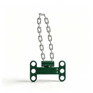 Porte-clés en briques de construction colorées en forme de I BLOCKMOC, accessoire en plastique disponible pour cadeau ou souvenir de fête - Product Image 4
