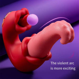 Gelances Medusa Vibrator USB Sexspielzeug für Erwachsene für Frauen 3 Geschwindigkeit 7 Vibrierende Zunge lecken Klitoris Erwachsene G-Punkt Vibrator Schub - Product Image 5