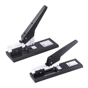 Engrapadora Foska de Media Tira, Estructura Metálica Negra, Sin Atascos, Gran Capacidad, Resistente, para Escritorio, con Capacidad para 100 a 240 Hojas - Product Image 1