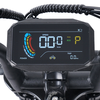 Vélo électrique Fatbike 48V 15Ah avec cadre en acier, roues de 20 pouces, 7 vitesses, freins hydrauliques, C11 V60 E-bikes