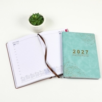 Carnet de notes calendrier anglais 2027, Agenda espagnol, Carnet de notes