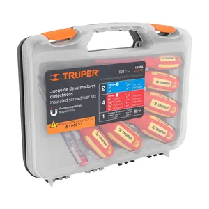 SET 1: 6 Cacciaviti Dielettrici e 1 Tester di Corrente Modello DTJ-7D-1BOX - Product Image 1