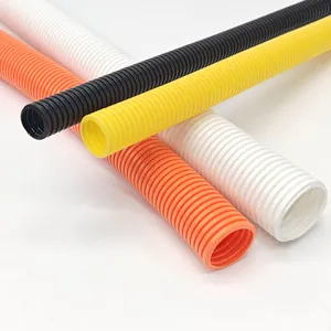 Spot Wholesale Flexible PP Material Plastic Conduit Tube Electrical Conduit Can Be Customizable