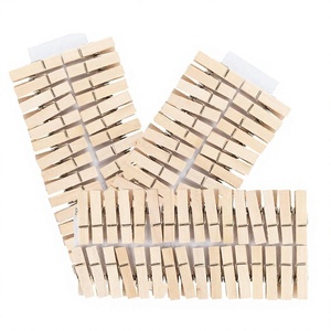 Pinzas de Ropa de Madera Ecológicas y Duraderas para Manualidades, con Colores Impresos, para Niños, Ropa de Cama, Bolsas y Almacenamiento en la Sala de Estar - Product Image 4