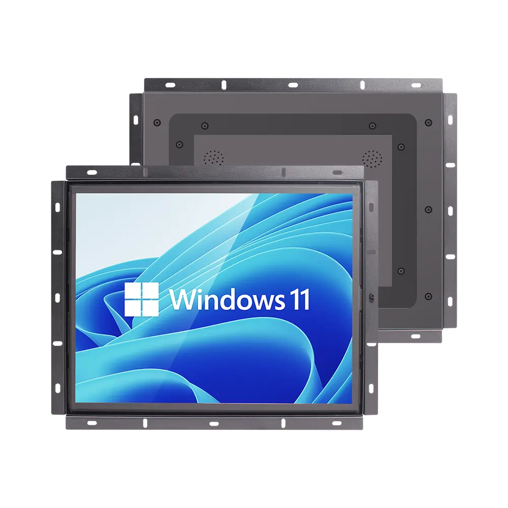 15 17 18,5 21,5 23,6 24 27 32 43 pulgadas pantalla táctil capacitiva Lcd Monitor todo en uno Monitor Industrial de montaje en pared