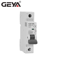 Disjoncteur miniature DC GEYA GYM9 125A, 1/2P/4P, montage sur rail DIN, pour système d'alimentation photovoltaïque