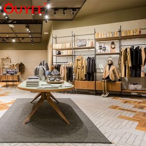 ชั้นวางเสื้อผ้าสิ่งทอสำหรับร้านขายเสื้อผ้าเสื้อผ้าผู้หญิงที่ออกแบบเฟอร์นิเจอร์ - Product Image 3