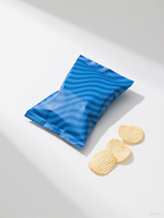 Sachet d'emballage personnalisé pour snacks avec fermeture à déchirure, thermoscellable, pour aliments soufflés, chips et bonbons