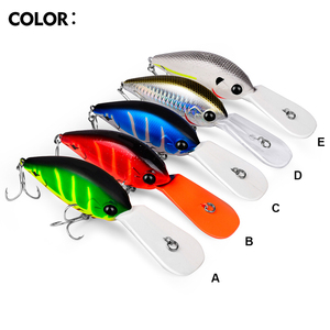 Señuelos de Pesca Crank de 12.5cm y 24.5g, Señuelo Duro con Ojos 3D, 5 Colores, Señuelos Artificiales Biónicos, Señuelo Flotante de Superficie - Product Image 4